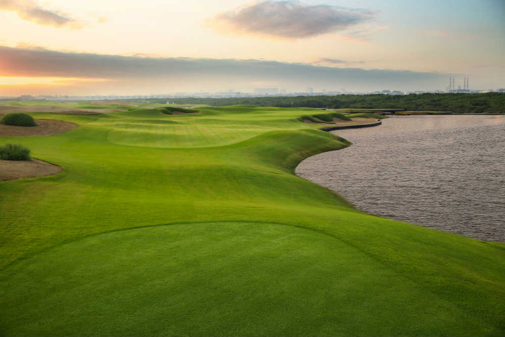 Magnifique fairways sur un des Golfs de Dubai