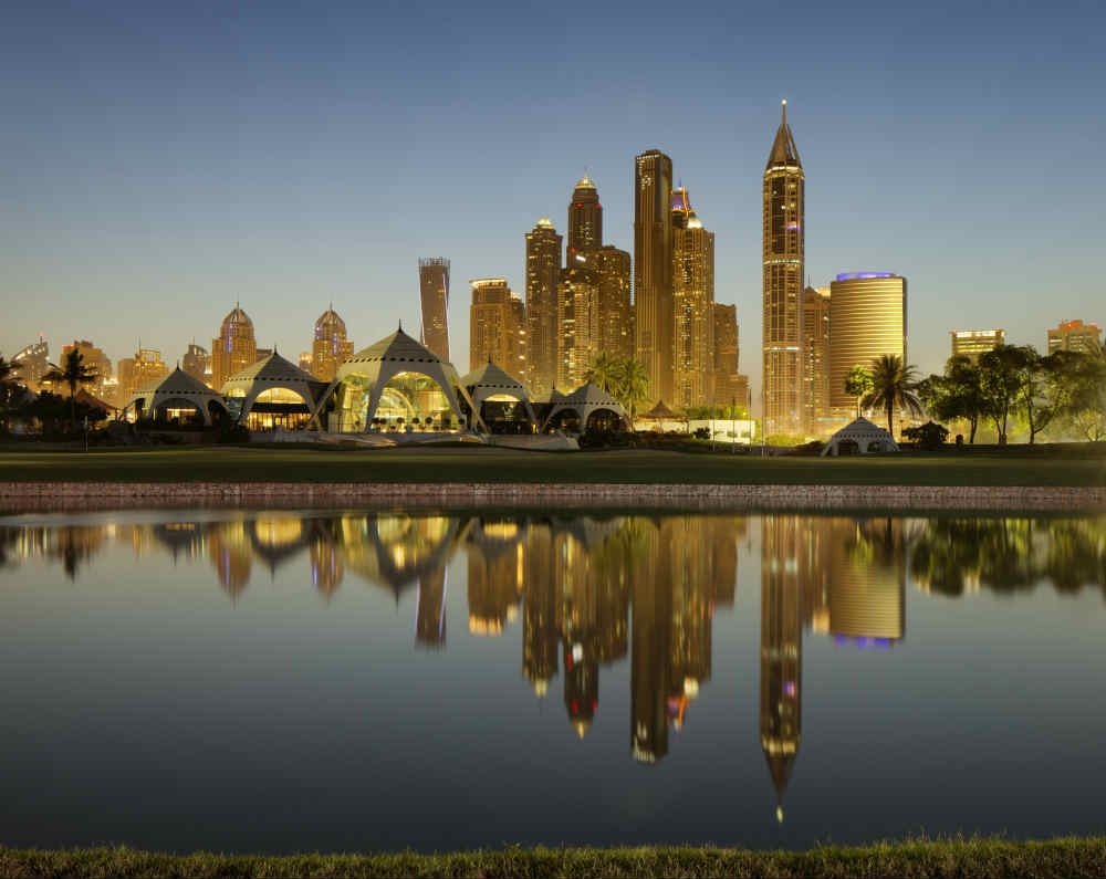 CLub House golf d'Emirates Majlis aux Emirats Arabes Unis