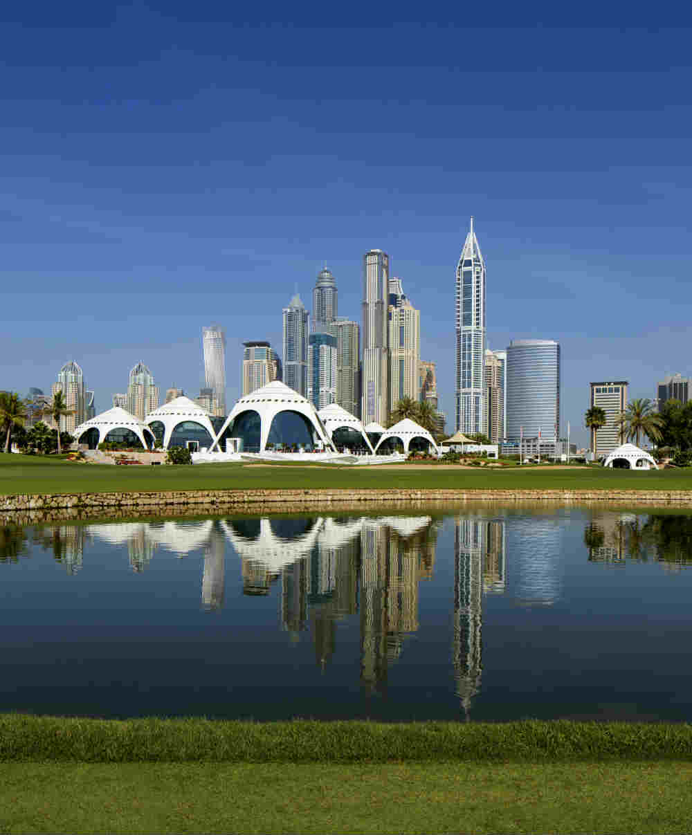 Club House golf d'Emirates Majlis aux Emirats Arabes Unis