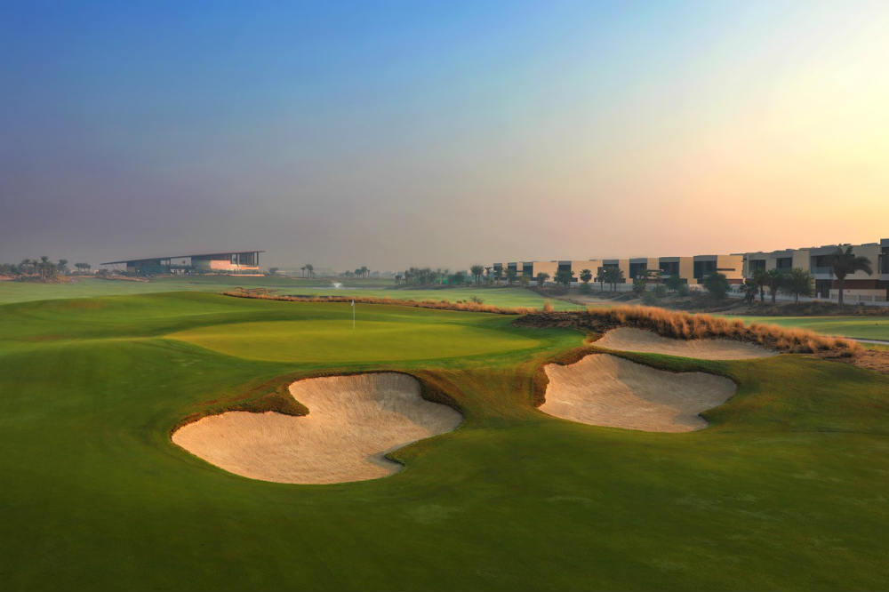 Green Trump International golf à Dubai aux Emirats Arabes Unis