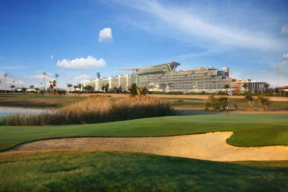 Bunker Meydan golf à Dubai aux Emirats Arabes Unis