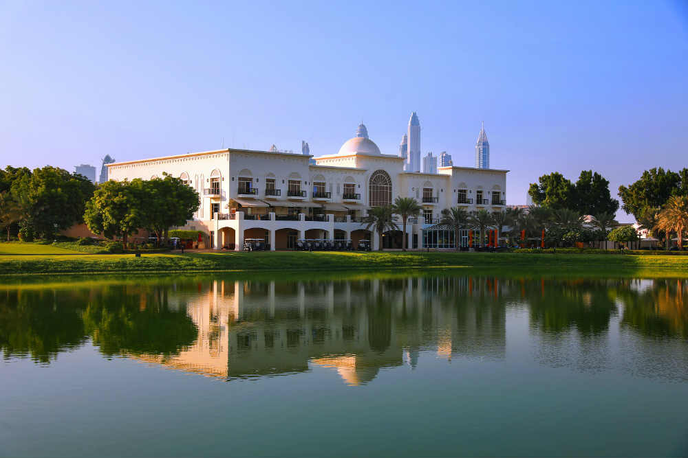 Club House Montgomerie golf à Dubai aux Emirats Arabes Unis