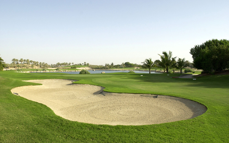 Bunker Jebel Ali golf à Dubai aux Emirats Arabes Unis