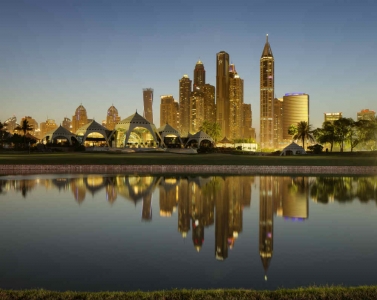 CLub House golf d'Emirates Majlis aux Emirats Arabes Unis