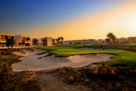 Green Trump International golf à Dubai aux Emirats Arabes Unis