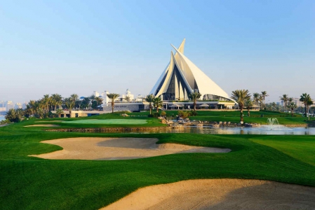 Club House golf Dubai Creek aux Emirats Arabes Unis