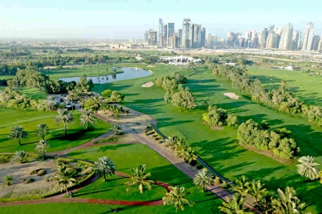 Fairways vue sur Dubaï golf d'Emirates Majlis aux Emirats Arabes Unis
