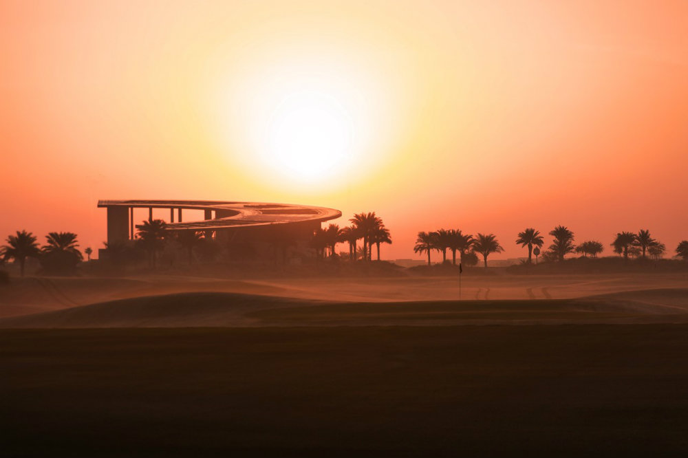 Soleil Club House Trump International golf à Dubai aux Emirats Arabes Unis