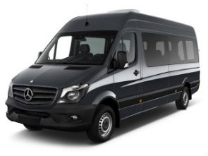 Véhicule Mercedes Sprinter pour le golf à Dubaï